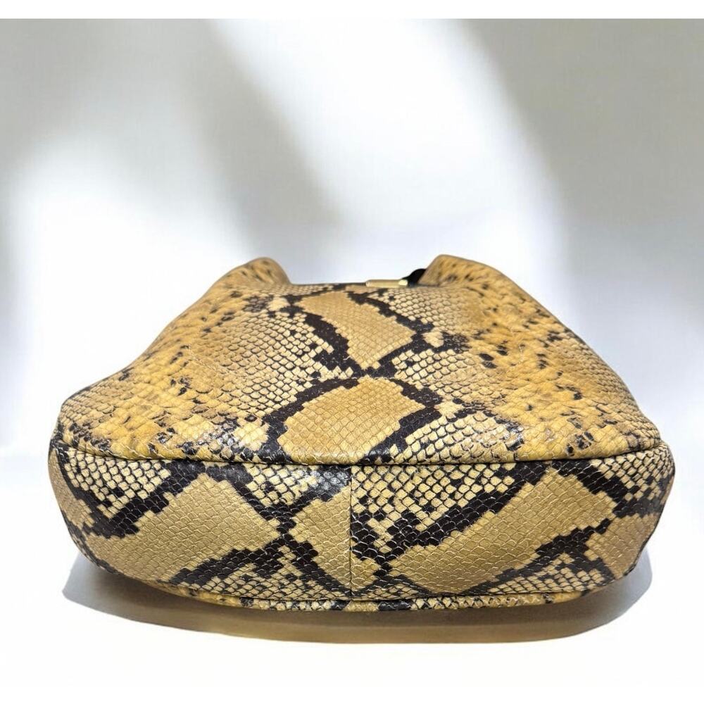 Tory Burch Mercer 151 Exotic Snakeskin Hobo Bag - Picture 4 of 11